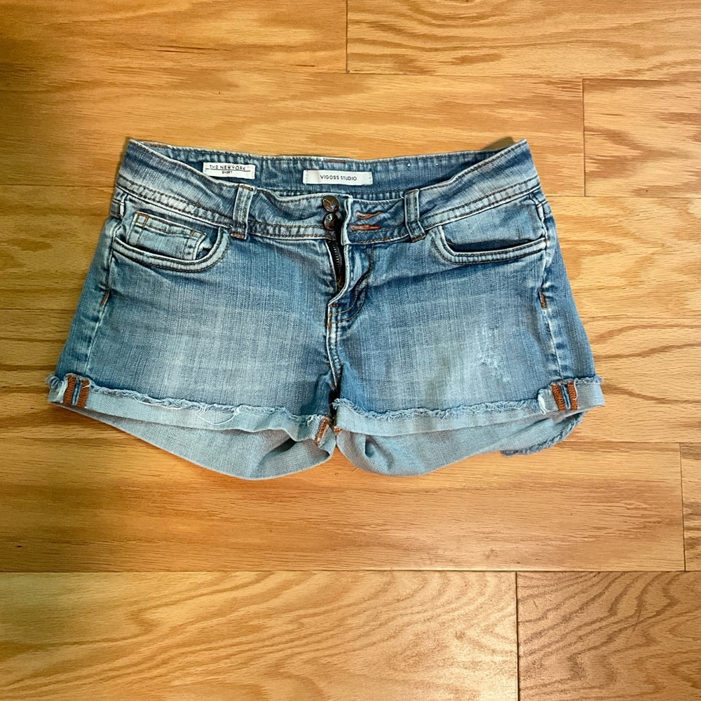 Women's Blue Denim Shorts